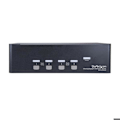 Miniatyrbild 1 av 3: STARTECH 4-portars 4K 60Hz DisplayPort Dual Display KVM-switch med inbyggd USB 2.0-hubb - 4 dator(ar)
