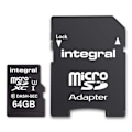 Miniatyrbild 3 av 3: Integral - Micro SD XC 64GB, High Endurance Memory Card för Dashcam Driving Recorder, upp till 95Mb/s, Klass 10, U3 +