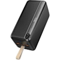 Miniatyrbild 3 av 4: Batteri Extern - KrugerMatz - KM0908 - 40000 mAh - Snabbladdning 3.0 - USB Type-C, micro USB Svart