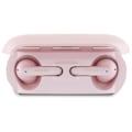 Miniatyrbild 3 av 6: Bluetooth TWS hörlurar + laddningsetui (rosa) Förlängt metalliskt tryckt logotyp Guess