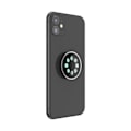 Miniatyrbild 4 av 6: Stöd för smartphone - Popsockets - Fosforescerande retro-emalj - Svart/Blå/Silver - 39,74x7x24,25 mm svart/blå/silver