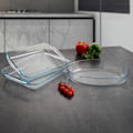 Miniatyrbild 4 av 5: Lasagneform - PYREX - 1450032 - Rektangulär - I borosilikatglas - 35 x 23 cm TRANSPARENT