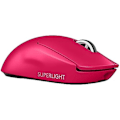 Miniatyrbild 1 av 2: Logitech G Pro X Superlight 2 Lightspeed trådlös spelmus, lätt, LIGHTFORCE Hybrid-switchar, tysk version - rosa