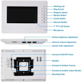 Miniatyrbild 4 av 4: KDL Video Intercom RFID 7 Tum Systeem för Dörrtelefon 3 Monitorer med 1 Kamera med Infraröd Nattvision
