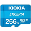 Miniatyrbild 1 av 2: KIOXIA 256GB EXCERIA MicroSD Micro SD SDXC minneskort - KIOXIA - Lagringskapacitet: 256 - Format: Micro SD