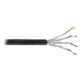 Miniatyrbild 1 av 2: InLine bulkkabel 50 m SFTP, PiMF CAT 7a svart