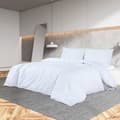 vidaXL Påslakanset Vit 135x200 cm Microfiber136022