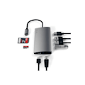 Miniatyrbild 4 av 6: Satechi USB Hub 8 IN 1 USB-C HUB SIDERAL GRÅ