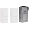 Miniatyrbild 1 av 3: Byron DIC-21525 Classic Radio Intercom Komplett Set Vit