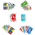 Miniatyrbild 4 av 6: Klassiskt Mattel Uno Teams-spel Färgglada kort med färgglada illust