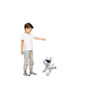 Miniatyrbild 4 av 5: POWER PUPPY - Min programmerbara och taktila smarta robothund med fjärrkontroll - LEXIBOOK Vit