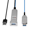 Miniatyrbild 4 av 4: Lindy integrationskabel - 43345 - 30m Fiberoptisk USB 3.0 Kabel