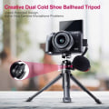 Miniatyrbild 2 av 4: Vikbart Bärbart Mini Stativ För Liten Vlog-kamera För Sony RX100 VII För Canon G7X Mark III Universal Mini Stativ 1/4" För A