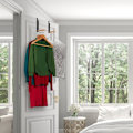 Miniatyrbild 2 av 6: Klädhängare - Relaxdays - 1004928746 - Modern design - Fällbar - Maximal last 5 kg svart, ljusbrun