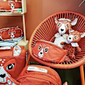 Miniatyrbild 3 av 3: Sac Banane - Les Déglingos - Mélimélos la Biche - Multicolor - Återvunnen Polyester - Från 3 År Flerfärgad