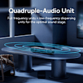 Miniatyrbild 4 av 6: Trådlös högtalare - AeQur - DS10 - Bluetooth 5.3 - Typ-C - 10W + 10W Svart