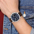 Miniatyrbild 4 av 4: Klocka - Tommy Hilfiger - 1791855 - Kvarts - Brunt läder - Vattentät 5 bar kastanj