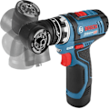 Miniatyrbild 3 av 4: Bosch proffsborr - 06019F600F - GSR 12V-15 FC, Svart, 2 x 2,0Ah batteri/laddare/tillbehör