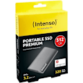 Miniatyrbild 2 av 3: Extern SSD-hårddisk - INTENSO - PREMIMUM - 512GB - Grå