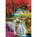 Miniatyrbild 1 av 3: Puzzle Compact 1000 bitar: Färgade vattenfall i Thailand