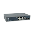 Miniatyrbild 1 av 4: LEVELONE GEP-1221 OHANTERAD GIGABIT ETHERNET NÄTVERKSSWITCH (10-100