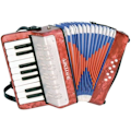 Miniatyrbild 1 av 2: 17-tangenters dragspel - BONTEMPI - Modell - Funktion 1 - Feature 2 - Feature 3