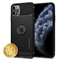 Miniatyrbild 1 av 4: Spigen iPhone 11 Pro Max-fodral [Rugged Armor] Fordonsdesign, dubbelt skydd, mjuk TPU [Matt-svart] (075CS27133)