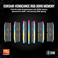 Miniatyrbild 2 av 3: Corsair Vengeance RGB DDR5 64 GB (2 x 32 GB) 5600 MHz CL36 - Dual Channel Kit 2 RGB DDR5 RAM PC5-44800 - CMH64GX5M2B560