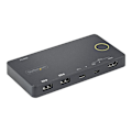 Miniatyrbild 2 av 3: RACK Y POWER, KVM Switch, KVM Switch, Star Tech Kvm Switch 2 Portar Hdmi Usb StarTech.com SV221HUC4K. Tangentbordsport: