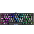 Miniatyrbild 1 av 4: Mars Gaming MKMINI Noir - Ultrakompakt RGB Mekaniskt Tangentbord - Brun Switch Spansk Layout