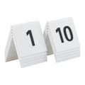 Miniatyrbild 2 av 2: Bordställ SECURIT numrerade 1-10 Vit - Vuxen