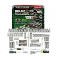 Miniatyrbild 1 av 4: Coffret med verktyg Rockforce Verktygsset 108 delar 1/4 1/2 Xi-on Cr-V (6-kant) (4-32 mm)