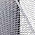 Miniatyrbild 6 av 6: Relaxdays Tidningsställ nät tidningshållare dokumenthållare metall A4 till C4 väggmontering, silver silver-