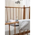 Miniatyrbild 3 av 4: Meyco Baby Uni täcke för barnsäng - vävt - grå - 75x100cm - 1.0 TOG grå