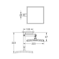 Miniatyrbild 2 av 2: Sminkspegel - Grohe - Selection Cube - Krom - Metall - Modern design