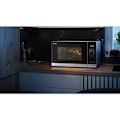 Miniatyrbild 4 av 4: Sharp YC-PG254AE-S grillmikrovågsugn - 25L - 900W - 12 automatiska program Silver och svart