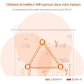 Miniatyrbild 2 av 4: TENDA AC1200 Mesh System 300 m² Täckning, Byt Repeater/Router/Powerline, WiFi Mesh Enkel installation, Nova MW3-3 kuber