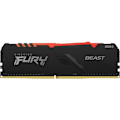 Miniatyrbild 1 av 3: Kingston FURY Beast RGB 32 GB DDR4 2666 MHz CL16 -minne