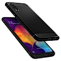 Miniatyrbild 2 av 4: Spigen Samsung Galaxy A50/A30s/A50s Fodral [Rugged Armor] Mjukt, stötsäkert, anti-skrapa, kolfiber (611CS26199) Svart