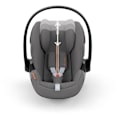 Miniatyrbild 3 av 6: Cloud G CYBEX i-Size babybilbarnstol - Liggande - Andningsbart tyg - Flygplansgodkännande - Lava Grey Grå