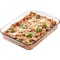 Miniatyrbild 2 av 3: Lasagneform - PYREX - 1450033 - Rektangulär - I borosilikatglas - 40 x 27 cm TRANSPARENT
