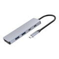 Miniatyrbild 4 av 4: Koncentrator (hub) - DLH - DLH - 1 x HDMI - 2 x USB-A 3.2 Gen 1 - 1 x USB-C (strömförsörjning)