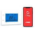 Miniatyrbild 1 av 4: VEMER VE772000 TUO WIFI - WiFi-termostat, Programmerbar, Styres via smartphone-app, Strøm 230V, Hvid