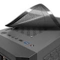 Miniatyrbild 4 av 4: Mars Gaming MCMESH Svart - Micro ATX PC-spelfodral - Total Mesh Design - 3x FRGB-fläkt