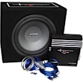Miniatyrbild 1 av 3: Subwoofer - Excalibur - X3 Basspack - Förstärkare ingår - 12 tum - Svart färg