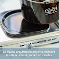Miniatyrbild 3 av 4: Filterkaffebryggare - Moccamaster - KBG Select - 1.25 L - Matt Vit - Automatisk Stopp