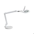Miniatyrbild 2 av 5: MAULmakro Lampa förstoringsglas LED - stativ - vit - metall|plast - 1 styck - 79 x 18,5 x 45,5 cm - MAUL
