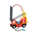 Miniatyrbild 4 av 5: Brio World - 33976 - Smart Tech Sound Portico Firefighter Theme - Leksak för pojkar och flickor från 3 år Flerfärgad
