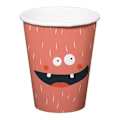 Miniatyrbild 1 av 4: Engångsglas - engångskoppar Folat - 68346 - Monster Bash-koppar 250ml-6 styck, Multicolor