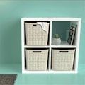 Miniatyrbild 3 av 3: CURVER Cube Jute korg 17 L - Beige Beige